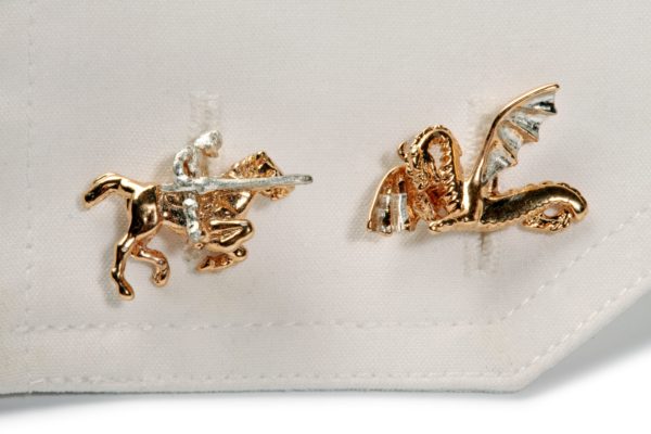 George and the Dragon Cufflinks GS 1