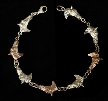 Horse head bracelet SS and Rose G