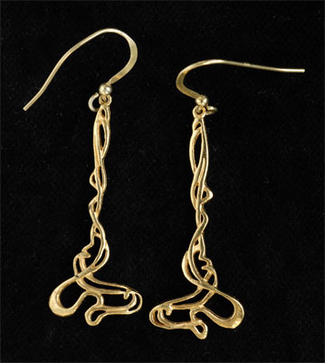 Art Nouveau earrings GP