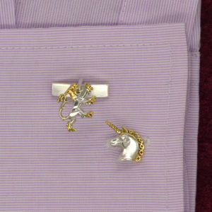 lion and unicorn cufflinks GS