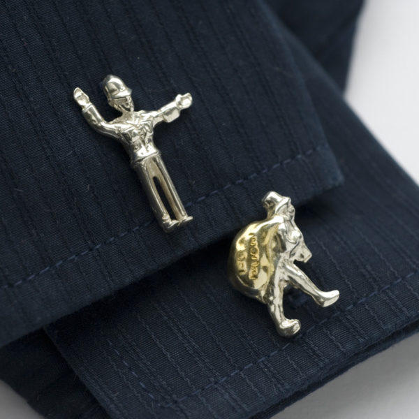 Policeman and Robber Cufflinks GS