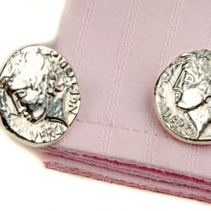 Roman coin cufflinks ss