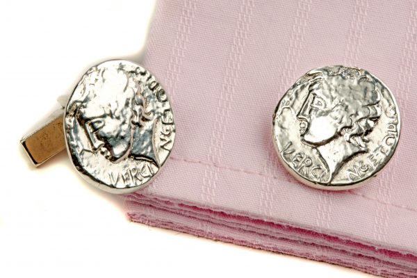 Roman coin cufflinks ss