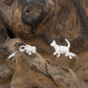Cat and Mouse Bangle