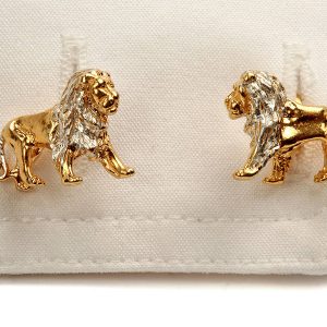 lion cufflinks