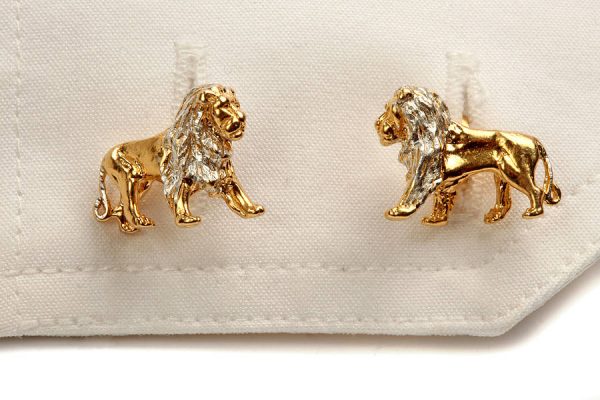 lion cufflinks