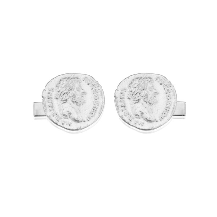 Hadrian Cufflinks in Solid Sterling Silver