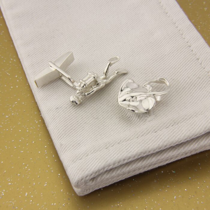 Scuba Diver and Ray Cufflinks - Image 2