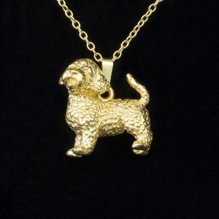 Cockapoo Pendant Eighteen Carat Gold On Solid Sterling Silver - Image 4