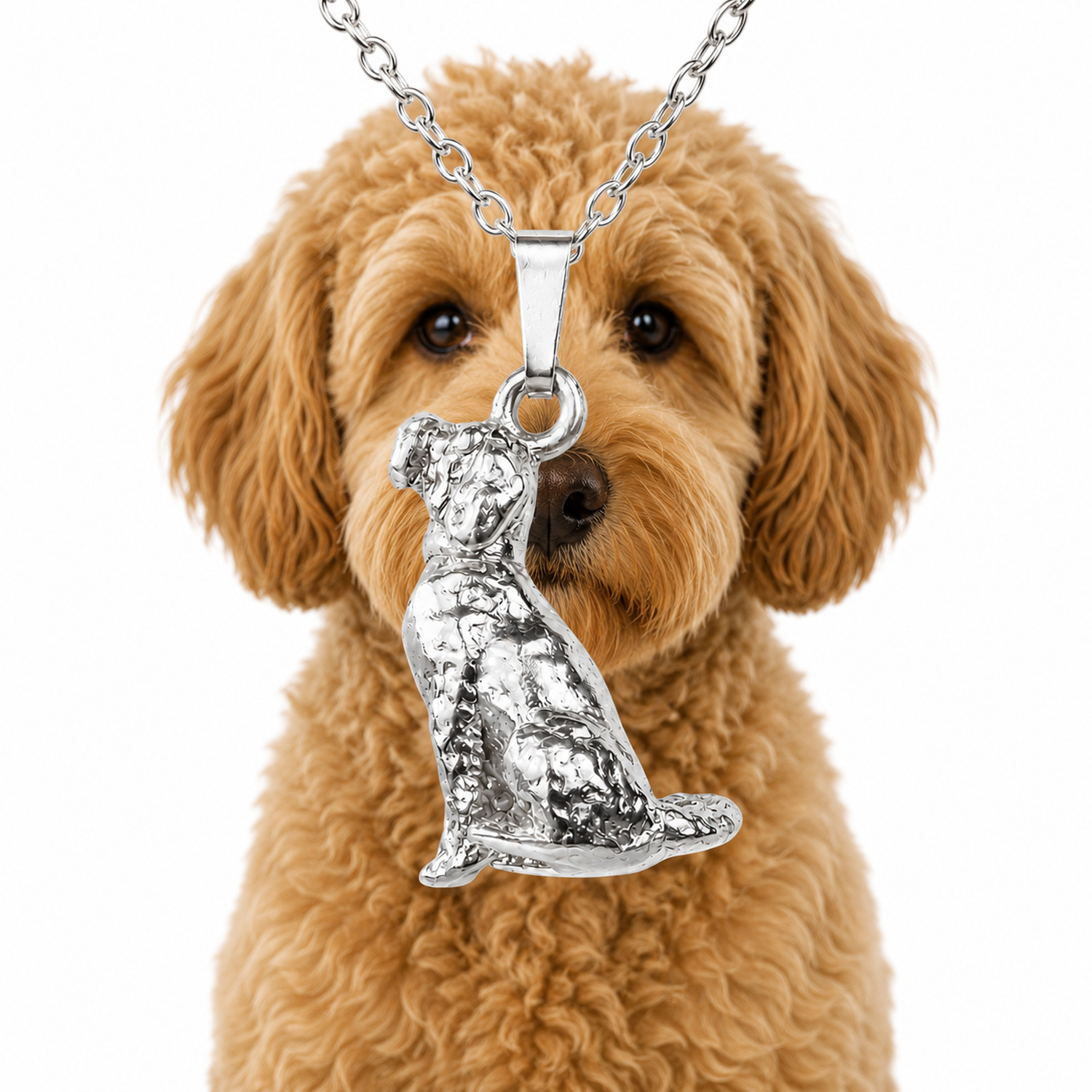 Labradoodle Cufflinks Eighteen Carat Gold On Recycled Sterling Silver - Image 4